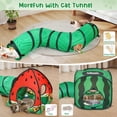 thumbnail image 4 of Cat Play Tunnel Tailtastic Sandía 3 en 1 con carpa y pelota, 4 of 6