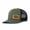 Green and black, variant on OUTLAW Leather Patch Letter Embroidered Color Block Trucker Hat Unisex Adjustable Cotton Breathable Fashion Cap for Travel Daily Wear