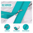 thumbnail image 2 of 2pcs Dust Barrier Zipper,Instant Door Dust Protection Self-Adhesive Tarp Double Zipper Blade Construction Green, 2 of 5