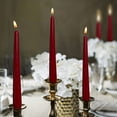 thumbnail image 5 of BOLSIUS 8 Wine Red Taper Candles - Dripless, Unscented 10 Inch Fine European Quality Dinner Candle Set - Slow Long Burning, Smokeless, Holiday Candlesticks, 5 of 5