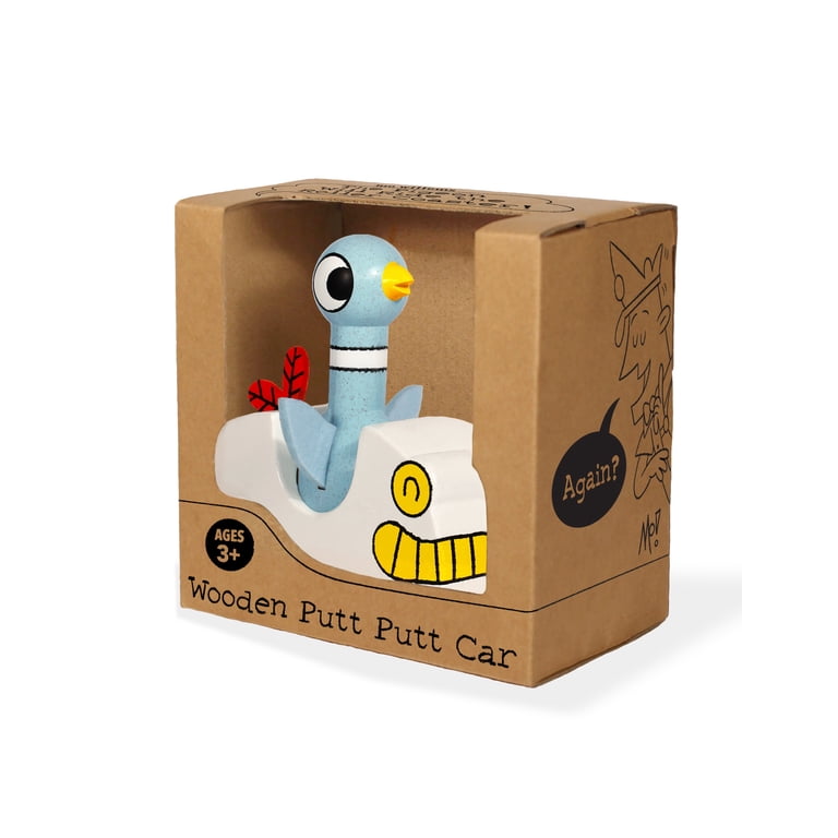 YOTTOY Mo Willems Collection | The Pigeon in Putt Putt Car Wooden