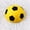 Yellow Football, variant on Walbest 3D Simulation Baseball Break Glass Car Window Sticker