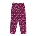 thumbnail image 3 of Lsque Festive Flamingos Print Women's Pajama Pants, Lounge Pant - Comfortable Home Wear,Elastic Waistband, Stylish Design-Medium, 3 of 9