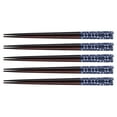 thumbnail image 3 of Wood Chopsticks,5 Pair Chopsticks Reusable Reusable Chopsticks Kitchen Tableware Finest Materials, 3 of 8