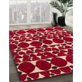 thumbnail image 3 of Ahgly Company Machine Washable Indoor Rectangle Abstract Brown Sugar Brown Area Rugs, 5' x 7', 3 of 7
