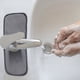 thumbnail image 5 of Bearachild Grifo Platos Secado de agua Alfombrilla absorbente Lavable Reutilizable Fregadero Surround Guard Encimera Cocina Baño Suministros de limpieza para el hogar 38x13cm, 5 of 6
