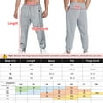 thumbnail image 2 of Htwon Men Active Casual Sweatpants Joggers Slim fit Gym Sport Trousers Track Pants Gray M, 2 of 12