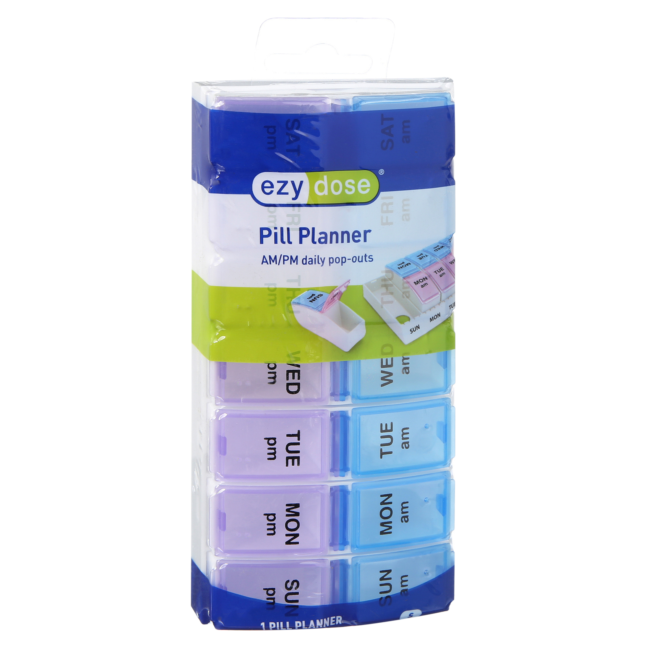 Ezy Dose® Weekly AM/PM Travel Pill Planner - image 3 of 10