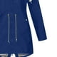 thumbnail image 4 of Pntutb Tallas grandes para mujer Gabardina larga con capucha Chaqueta cortavientos con forro Chaqueta de viaje Chaquetas con capucha para exteriores Liquidación Pntutb Pntutb-8025, 4 of 4