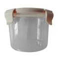 thumbnail image 4 of Wosthever Hebilla de plástico PP transparente, latas selladas, soportes redondos para tanque de almacenamiento de cereales, contenedores de cocina Type5 NO5 Wosthever CBP055777, 4 of 4
