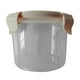 thumbnail image 1 of Hebilla de plástico PP transparente, latas selladas, soportes redondos para tanque de almacenamiento de cereales, contenedores de cocina Organizadores de utensilios de cocina rosado 11*9.5*8.5 cm Yuarrent JJ18045-01, 1 of 6
