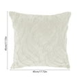 thumbnail image 3 of Aufmer 1 pcs Throw Pillow Covers, Soft Plush Couch Pillow Covers, Accent Farmhouse Neutral square Pillow Cases for Sofa Bed Living Room Home Decor, 3 of 6