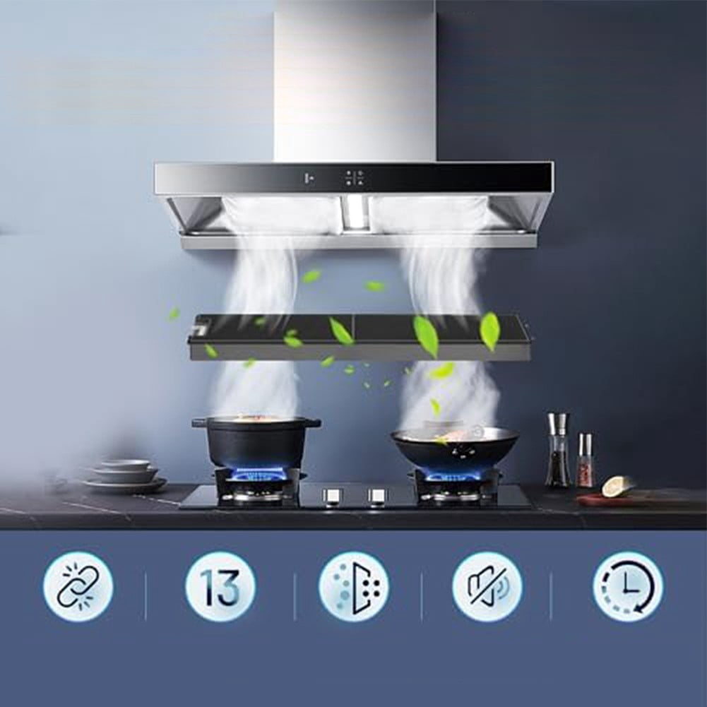 KDJ Range Hood Filter Carbon Filters Cooker Hood for DKF13-1 Cooker Hood - for Home Decor