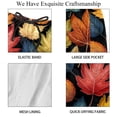 thumbnail image 4 of luoweisi Men's Beach Shorts Quick Dry Swim Trunks with Mesh Lining Thanksgiving Leaves M, 4 of 5