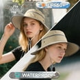 thumbnail image 3 of OZERO Sun Hat for Men Women: Fishing Hat Wide Brim UV Protection Bucket Boonie Hats Waterproof Summer Beach Hiking, 3 of 7