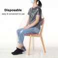 thumbnail image 4 of 50 hojas desechables capas de peluquería delantal impermeable corte de pelo salón accesorios acce Irfora Delantal de salón, 4 of 7