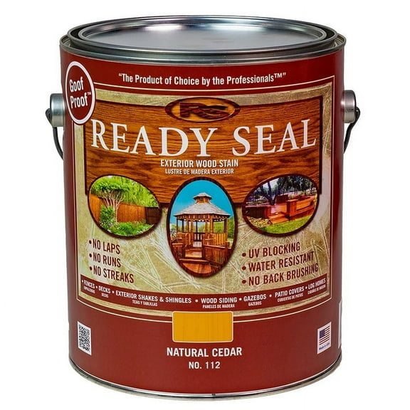 Ready Seal Exterior Stain & Sealer Wood Finish, 3.78541 L, 4 Pieces Pack