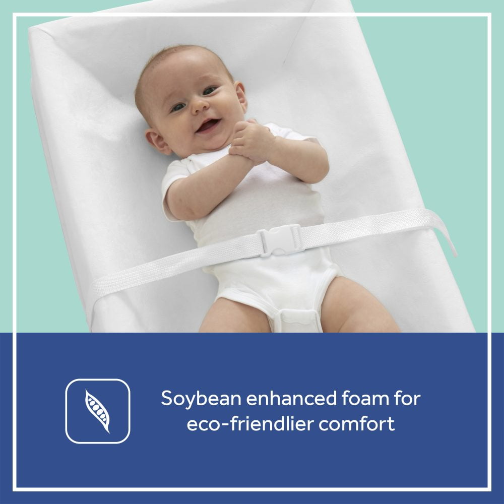 Sealy Soybean Comfort 3-Sided Contoured Diaper Changing Pad