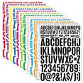 thumbnail image 2 of YAOMOBB Bright Colored Alphabet Stickers Vibrant Alphabet Sticker Sheets Creative DIY Labels for Scrapbooking and Water Bottles, 2 of 6