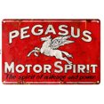 thumbnail image 3 of Letreros de hojalata de gasolina y aceite para motocicletas antiguas, Gulf Esso Agip Man Cave Club, pegatinas de pared para garaje, decoración de gas, 3 of 5