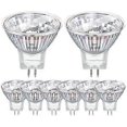 thumbnail image 1 of Pack of 8 MR11 GU4 Halogen Bulb 12V 20W, 35mm*35mm, Dimmable Halogen Spotlight Warm White 2800K, Halogen Reflector Bulb for Cabine, 1 of 5