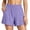 Purple, variant on SHTXOZHI Plus Size Womens Shorts High Waisted Running Yoga Shorts Stretch Biker Shorts with Deep Side Pockets
