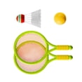 thumbnail image 2 of Juego de bádminton y tenis para niños, juguete interactivo, raqueta de tenis para niños de interior Verde, 2 of 9