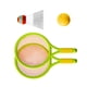 thumbnail image 2 of Juego de bádminton y tenis para niños, ligero, juguete interactivo para padres e hijos. Verde, 2 of 9