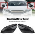 thumbnail image 4 of 2X Rear Carbon Fiber Style Rearview Mirror Cover Caps for Civic Sedan Coupe 2016‑2019, 4 of 13