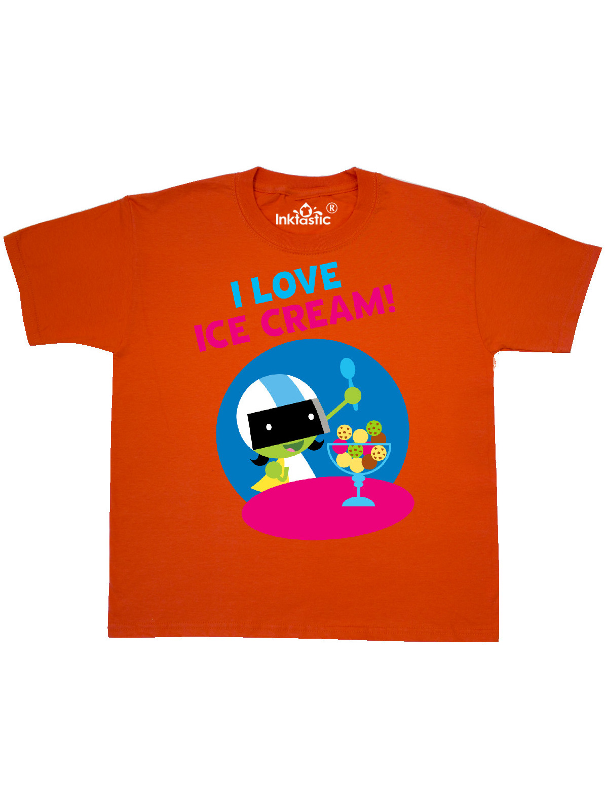 cream orange shirt