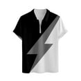 thumbnail image 2 of Sngxgn Men's Stretch Cotton Short Sleeve Polo T-Shirt(Black,XXXL), 2 of 4