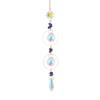 thumbnail image 3 of Crystal Wind Chime Diamond Hanging Prism Catcher Home Ornament (Azul oscuro) Hugtrwg Libre de BPA, 3 of 4