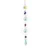 

Nitouy Crystal Wind Chime Diamond Hanging Prism Catcher Home Ornament (Dark Blue)