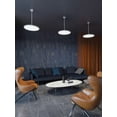 thumbnail image 2 of EGRP24LAJD1BK AFX Edge 24" Round Pendant - 40W 3300 LM 120V-Black Finish, 2 of 6