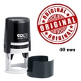 thumbnail image 1 of Tampon ORIGINAL Auto-Encreur Caoutchouc Colop Rond Tampon - Encre Noire 40mm, 1 of 1