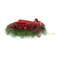 thumbnail image 4 of Frcolor Christmas Wreath Window Door Wreaths Wreath Pine Flower Reef Artificial Front Ornaments Poinsettia Hanging Fireplace, 4 of 7