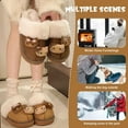 thumbnail image 5 of Hello Kitty Fuzzy Slippers Women Cute Fluffy House Shoes Warm Cozy Birthday Valentine'S Day Gift,38-39, 5 of 6