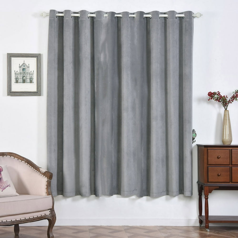 Silver Blackout Curtains 2 Packs 52 x 84 Inch Blackout Curtains