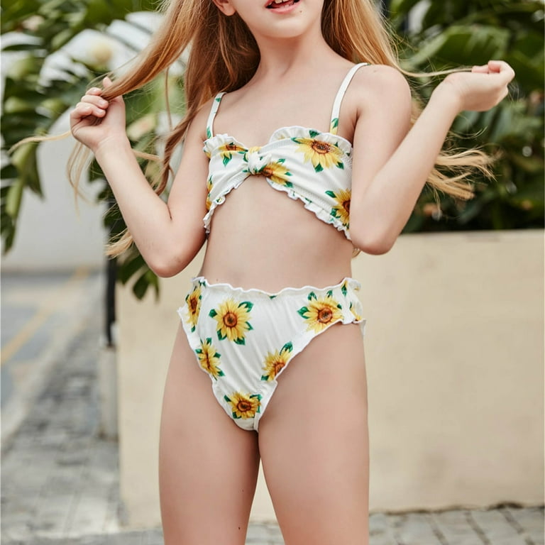 4-8 Years Girl Monokini Swimwear Swimsuit Bikini Holiday Beachwear