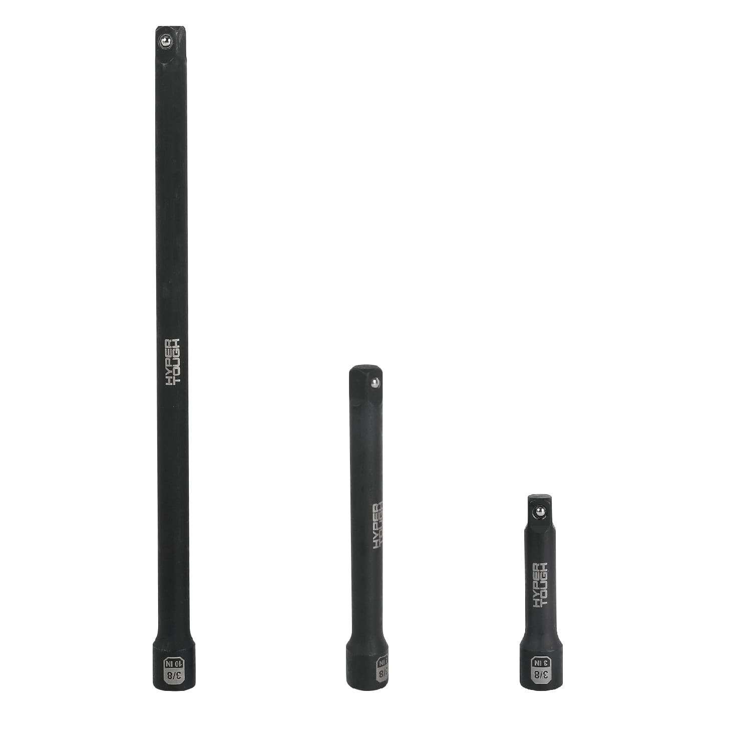 Hyper Tough 3-Piece 3/8-inch Drive Impact Extension Bar Set
