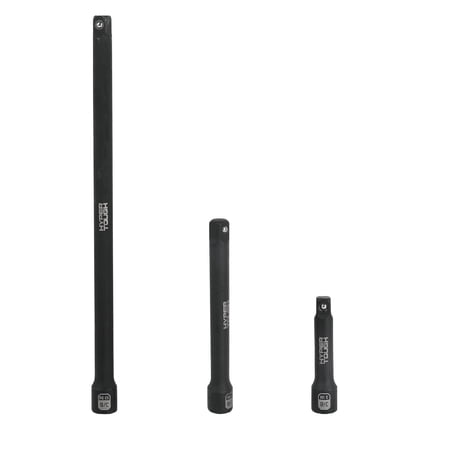 Hyper Tough 3-Piece 3/8-inch Drive Impact Extension Bar Set