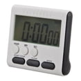 thumbnail image 1 of Temporizador de cocina digital LCD grande magnético Alarma Cuenta atrás Reloj 24 horas Sywqhk Libre de BPA, 1 of 7