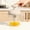 Beige, variant on Ergonomic Manual Press Egg Mixer Cup with Built-In Foam Filter, No-Electric Plastic Mixing Pitcher with Handle & Pour Spout, Hand Whisk for Eggs, Batter, Cream & Salad Dressing, Light Green