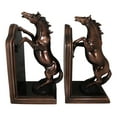 thumbnail image 6 of Two Fine Horses Standing On Hind Legs Bookends Bronze Electroplated Figurine, 6 of 8