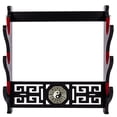 thumbnail image 2 of BiJun Sword Stand Wall Mount Sword Holder Wakizashi Samurai Sword Katana Holder Hanger Display Rack Wall Mounted,3Tier, 2 of 6