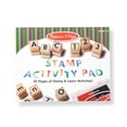 thumbnail image 4 of Deluxe Letters and Numbers Wooden Stamp Set ABCs 123s With Activity Book, 4-Color Stamp Pad, 4 of 9