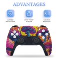 thumbnail image 4 of Skin Sticker for PS5 Slim Standard PS5 Pro Disc Digital Edition Console and Controllers Decals for Playstation 5 (Mushroom Mutation,PS5 Pro Disc Edition), 4 of 5