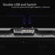 thumbnail image 4 of Laptop Cooling Pad 5 Fans Up To 17.3 Inch Heavy Notebook Cooler, Blue LED Lights, 2 USB Ports, S035, Blue-5fans, 4 of 4