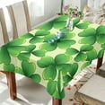 thumbnail image 4 of St Patrick Clovers Tablecloth Rectangle Colorful Table Cloth Large Square Table Cover for Dining Kitchen Party 60"x120" Decor Gift, 4 of 7