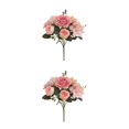 thumbnail image 1 of Injueey Ramo de flores artificiales Cabezas falsas Rosas Simulación de hogar Type1 NO1, 1 of 6